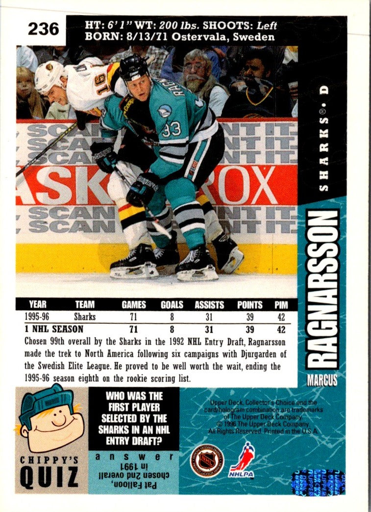1996 Collector's Choice Marcus Ragnarsson