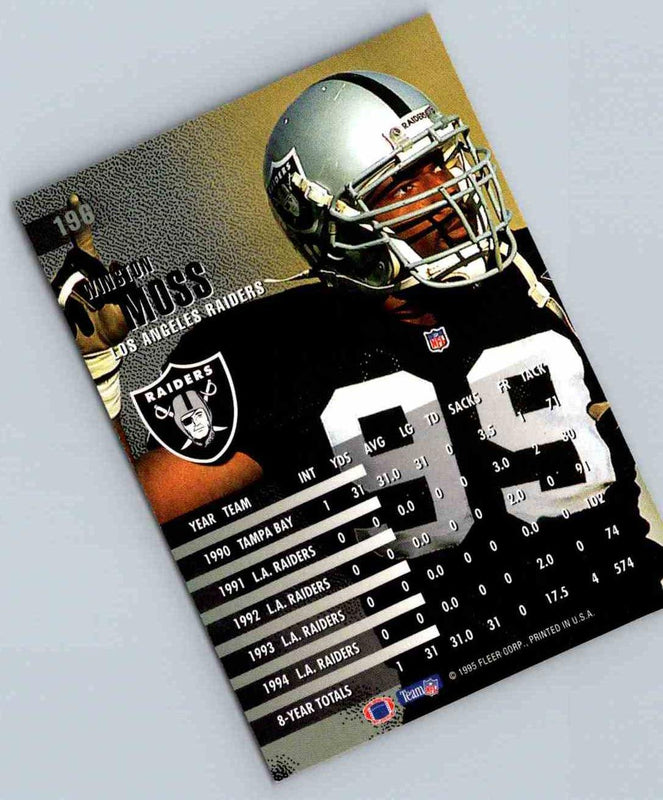 1995 Fleer Winston Moss #196