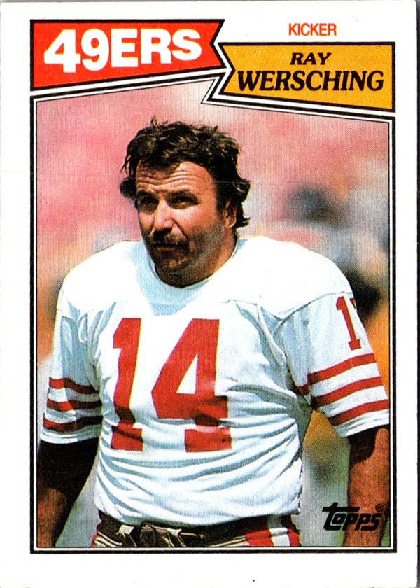 1987 Topps Ray Wersching #117