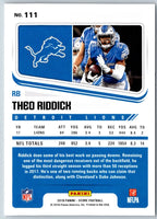2018 Score Scorecard Theo Riddick #111
