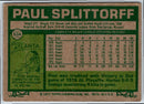 1977 Topps Paul Splittorff