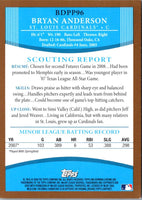 2008 Bowman Draft Picks & Prospects Chrome Bryan Anderson #BDPP96