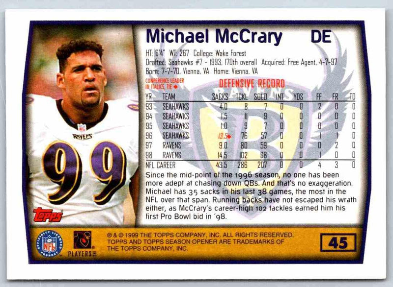 1998 Pacific Michael Mccrary