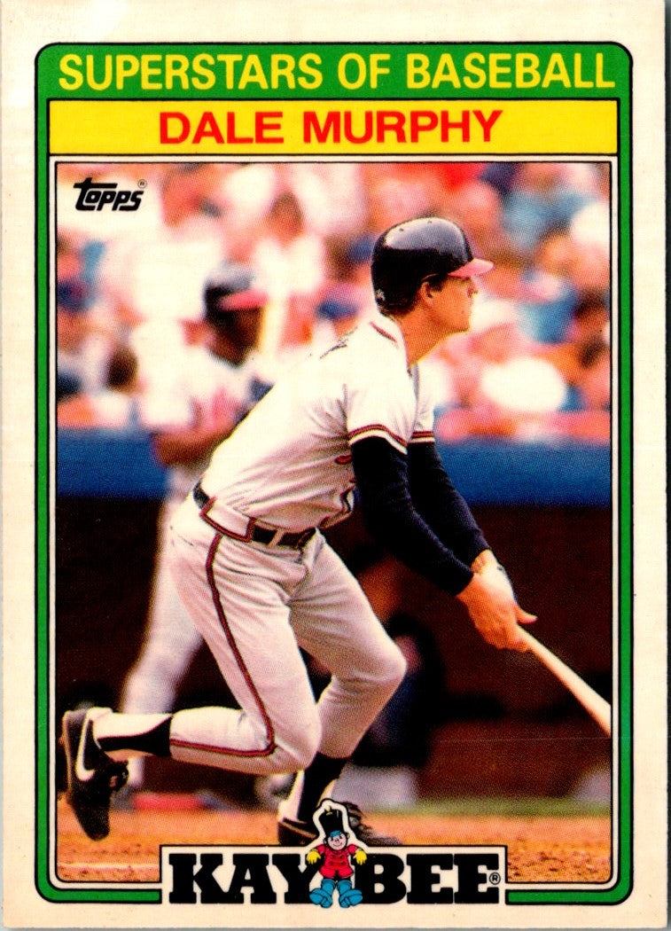 1988 Topps Kay-Bee Superstars of Baseball Dale Murphy