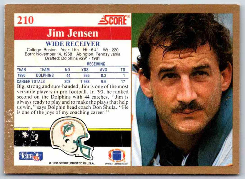 1991 Score Jim Jensen