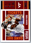 2017 Panini Absolute Rookie Reflex Signatures Blue Isaiah Ford