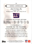 2011 Topps Gridiron Legends Jerrel Jernigan