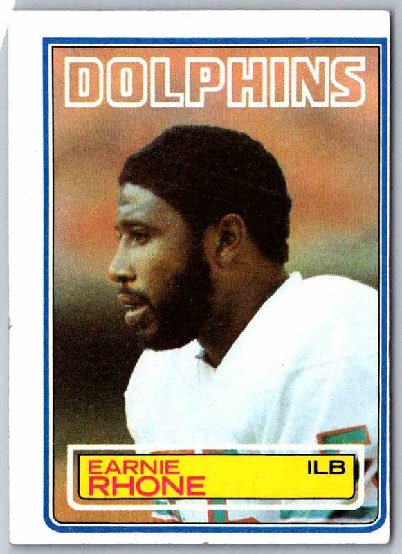 1983 Topps Earnie Rhone #319