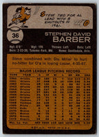 1973 Topps Steve Barber #36