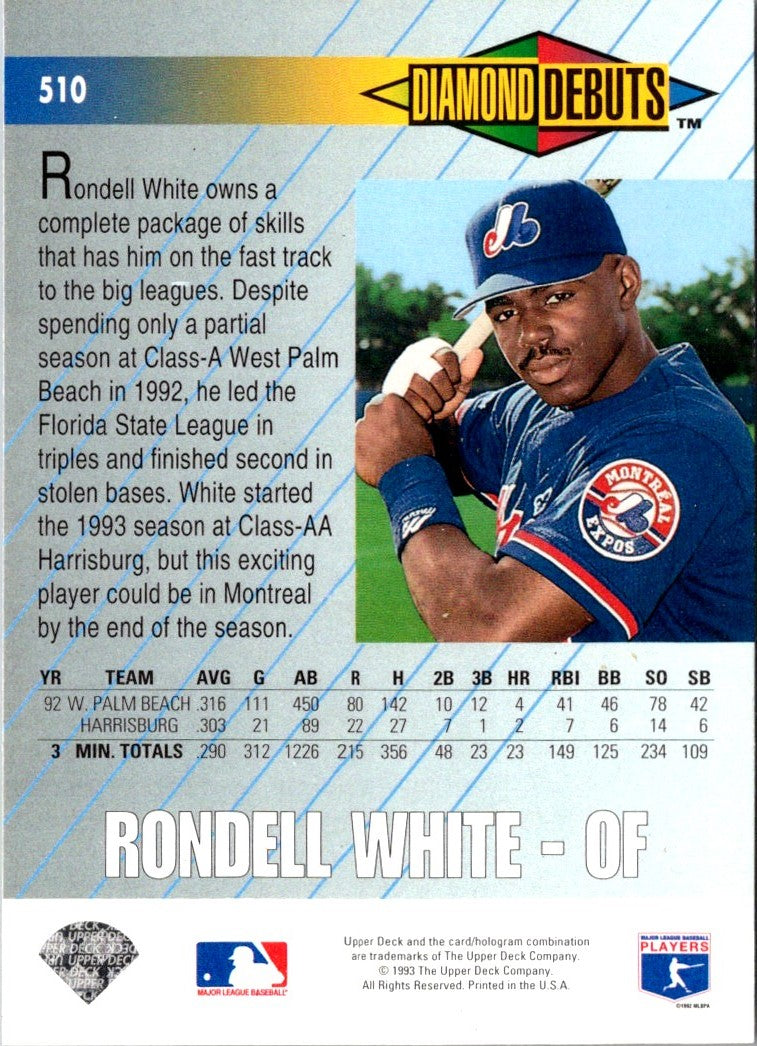 1993 Upper Deck Rondell White