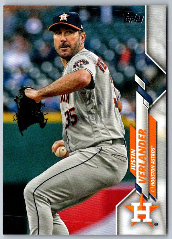 2020 Topps 582 Montgomery Justin Verlander #345