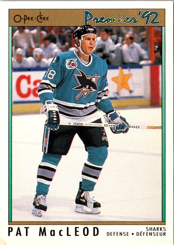 1991 O-Pee-Chee Premier Pat MacLeod #87 Rookie