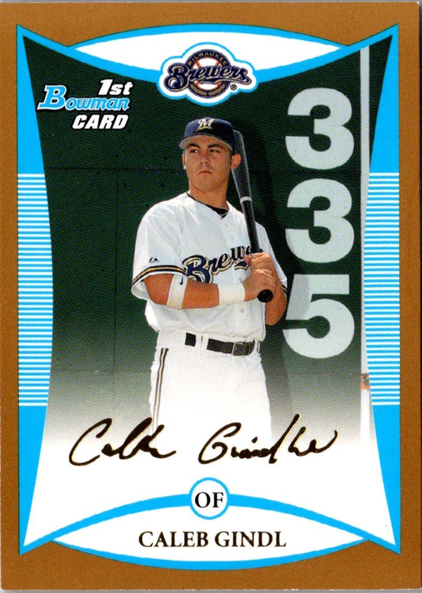 2008 Bowman Prospects Caleb Gindl #BP85