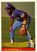 1984 Donruss Al Cowens