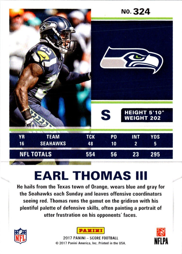 2017 Score Earl Thomas III