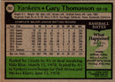 1979 Topps Gary Thomasson