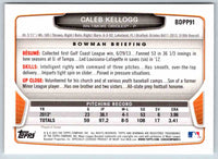 2013 Bowman Caleb Kellogg #BDPP91