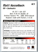 2004 Topps Draft Picks & Prospects Matt Hasselbeck