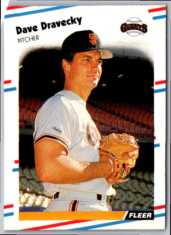 1988 Fleer Dave Dravecky #81