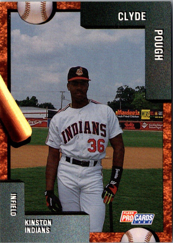 1992 Fleer ProCards Clyde Pough #2487