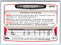 2013 Bowman Jared Wilson #BDPP96