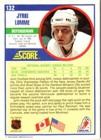 1990 Score Jyrki Lumme #132 Rookie