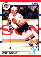 1990 Score Jyrki Lumme #132 Rookie