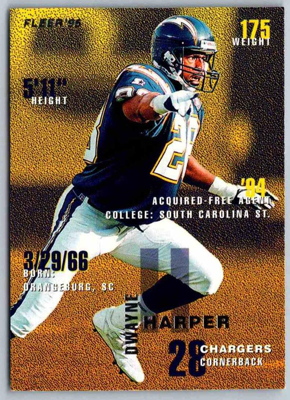 1995 Fleer Dwayne Harper #330