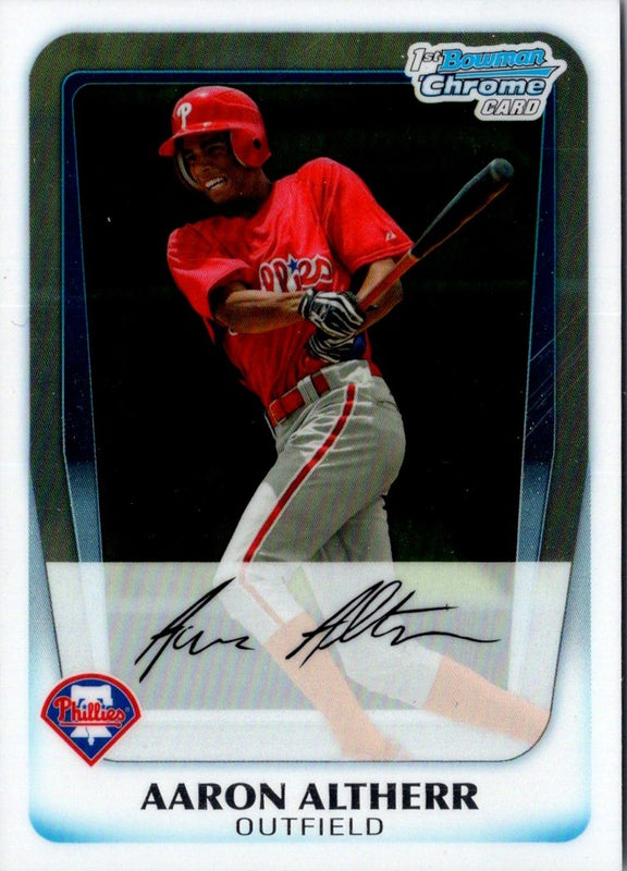 2011 Bowman Chrome Prospects Aaron Altherr #BCP112