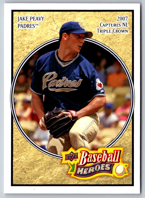 2008 Upper Deck Baseball Heroes Jake Peavy #144