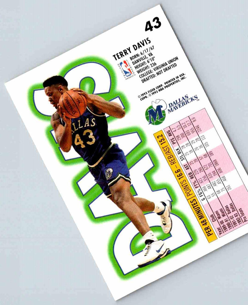 1993 Fleer Terry Davis