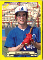1987 Classic Update Yellow/Green Backs Casey Candaele #128