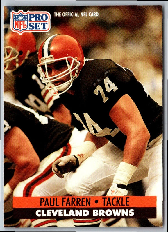 1991 Pro Set Paul Farren #118