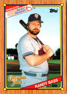 1989 Topps Senior League Randy Bass #50