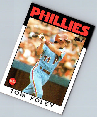 1986 Topps Tom Foley #466
