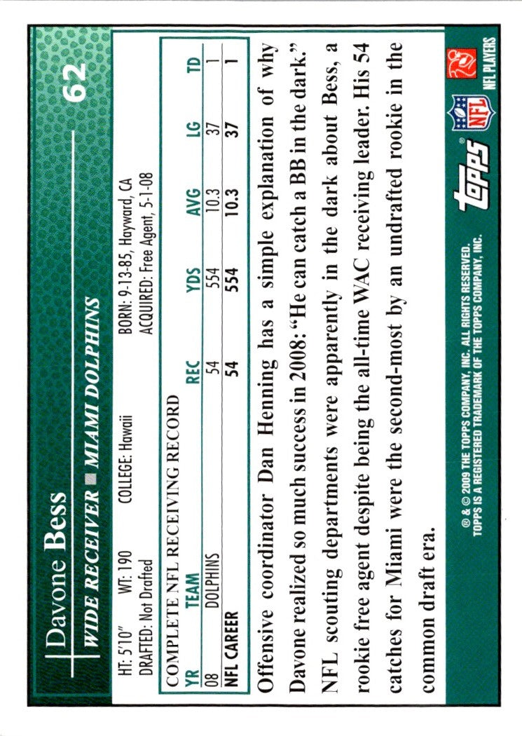 2009 Topps Davone Bess