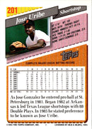 1993 Topps Jose Uribe