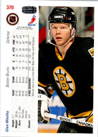 1991 Upper Deck Glen Wesley #370