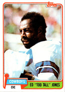 1981 Topps Ed Too Tall Jones