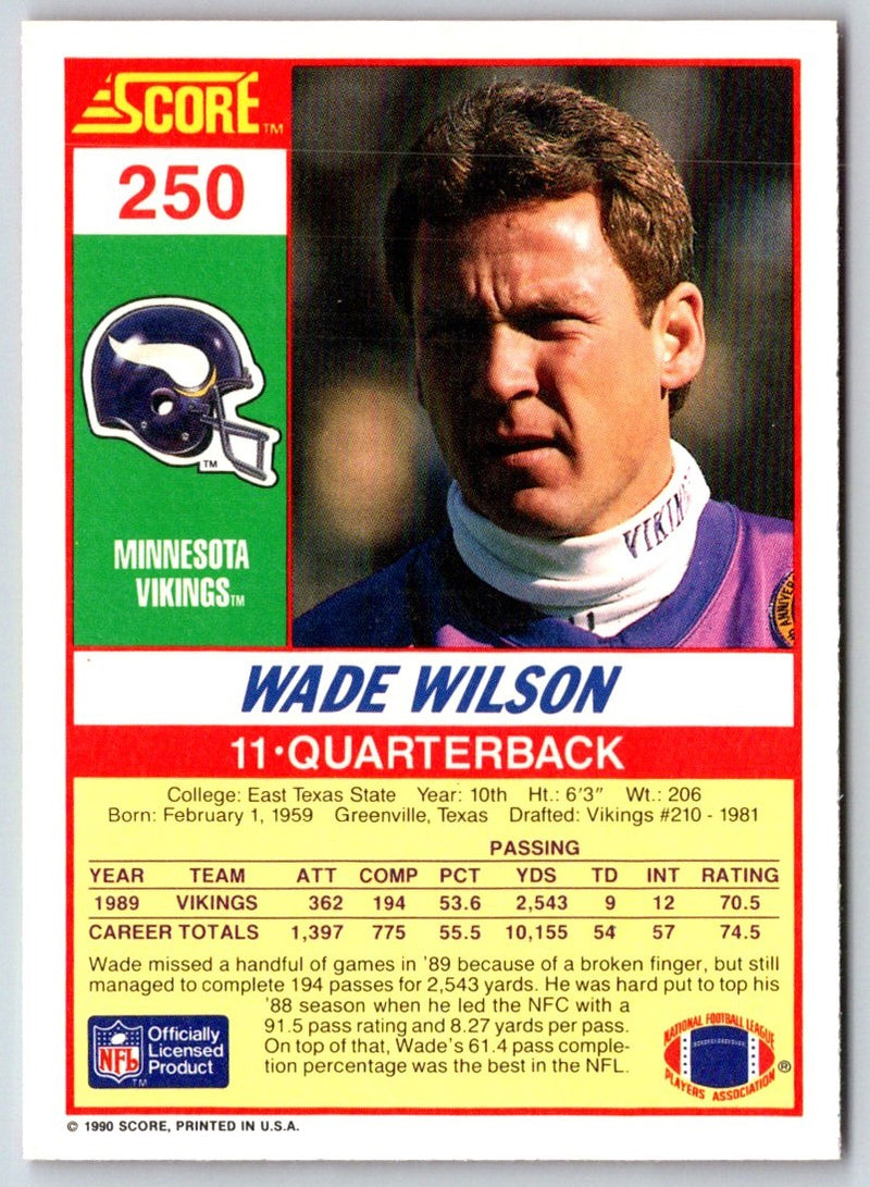 1990 Score Wade Wilson
