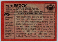 1983 Topps Pete Brock #326