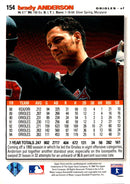 1995 Collector's Choice SE Silver Signature Brady Anderson