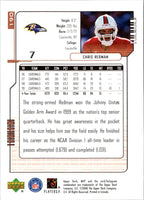 2000 Upper Deck MVP Silver Script Chris Redman #190