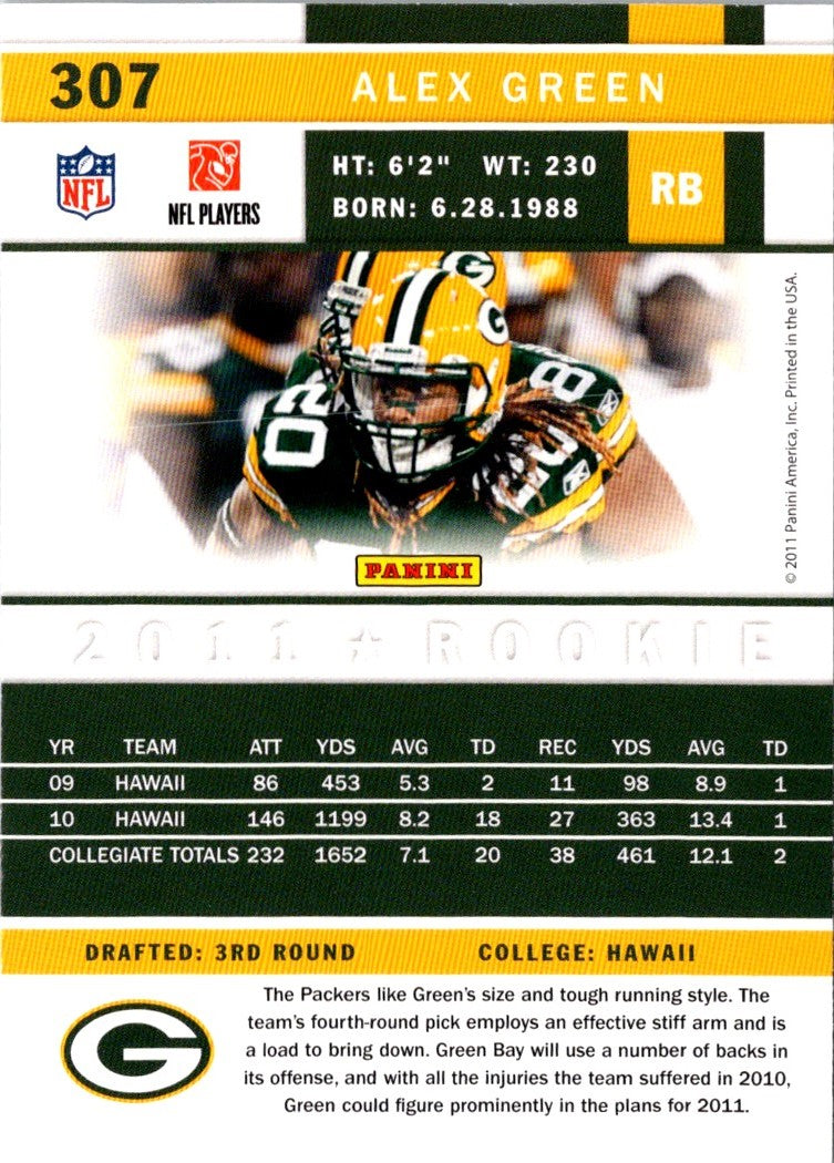 2011 Score Alex Green