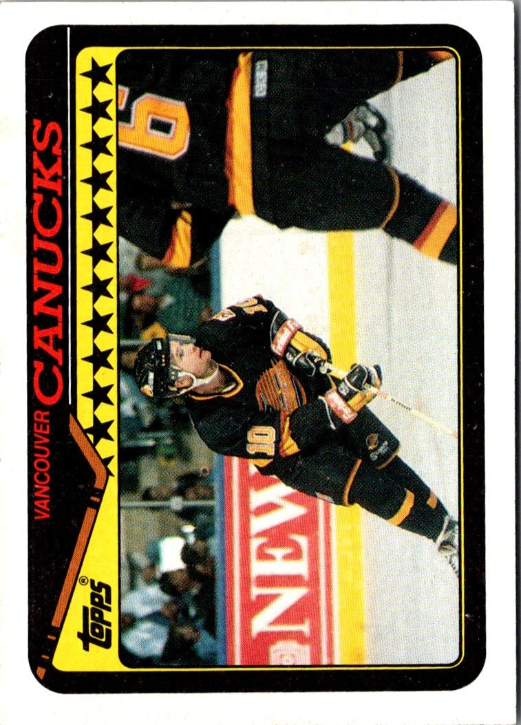 1990 Topps Vancouver Canucks