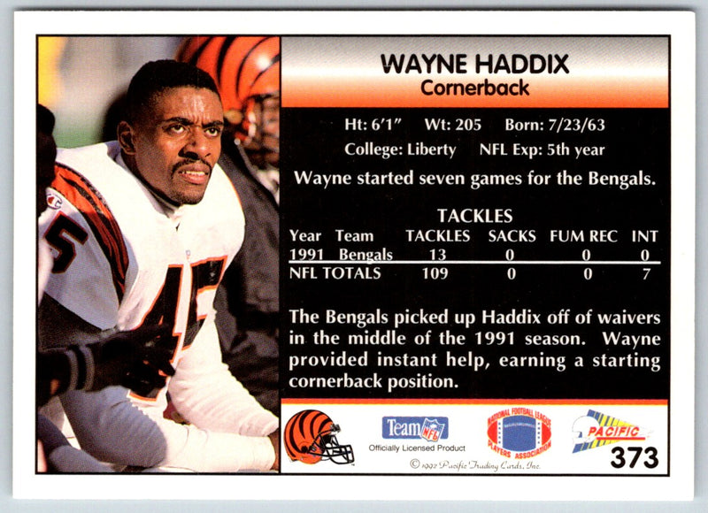 1992 Pacific Wayne Haddix