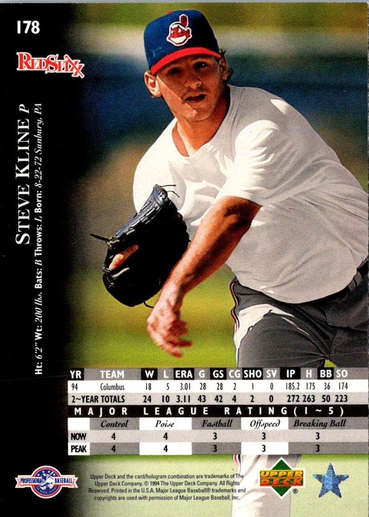 1995 Upper Deck Minors Future Stock Steve Kline