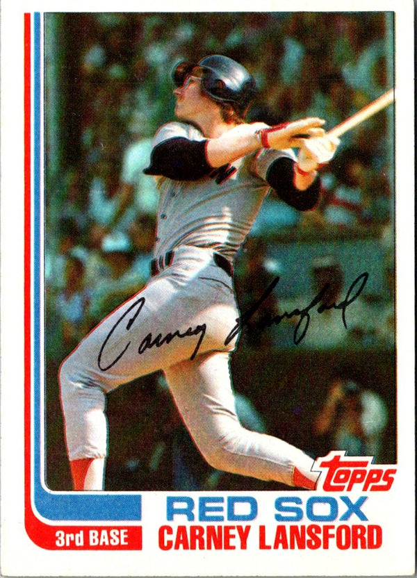 1982 Topps Carney Lansford #91