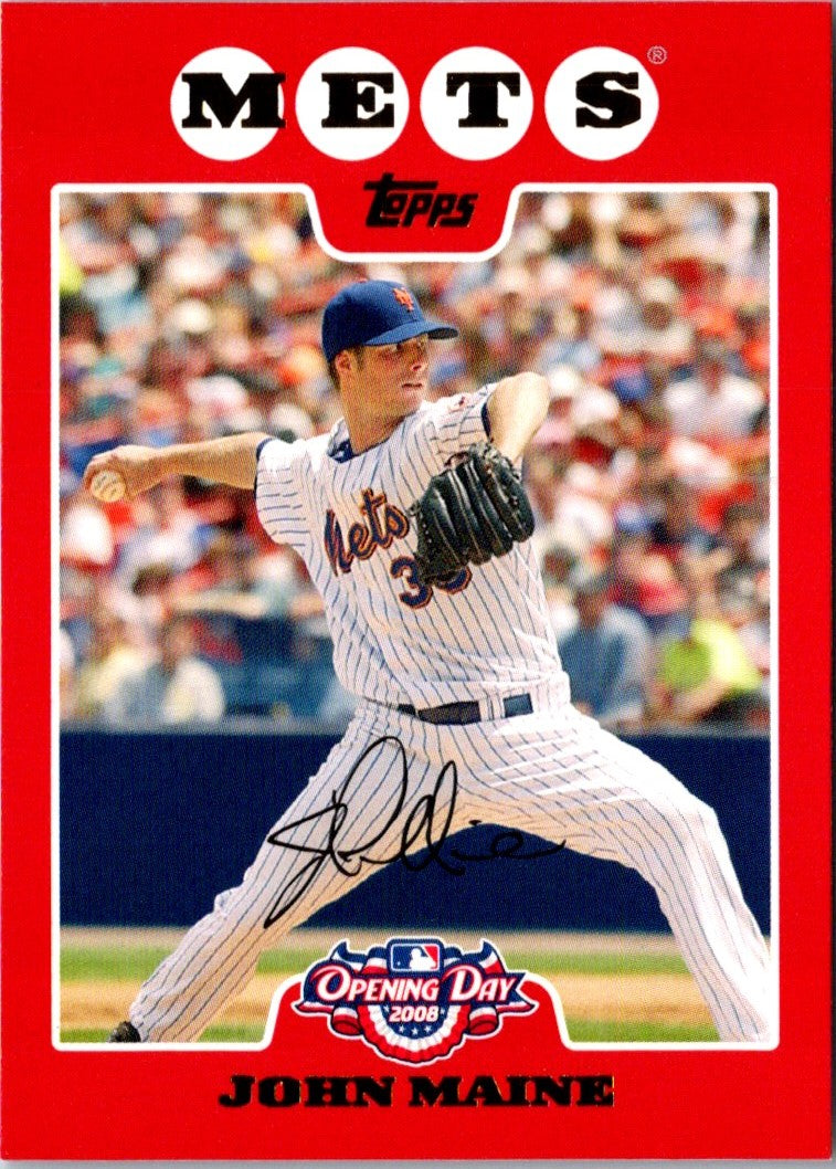 2008 Topps Opening Day John Maine