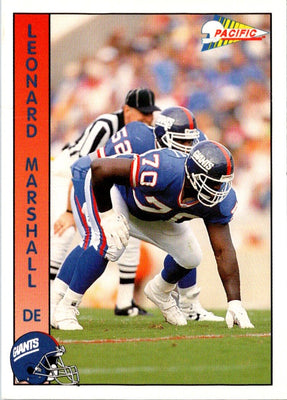1992 Pacific Leonard Marshall #214